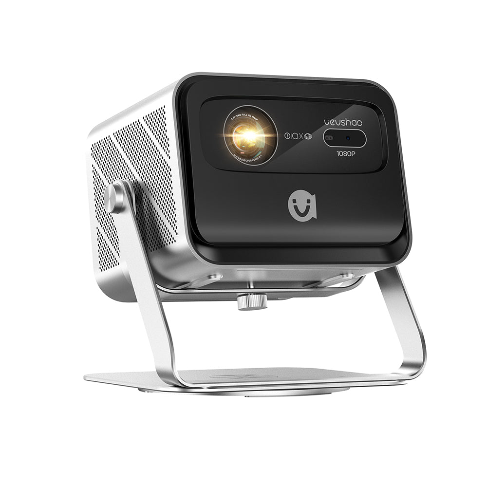 VEVSHAO by BYINTEK V80 Smart DLP Projector with Stand